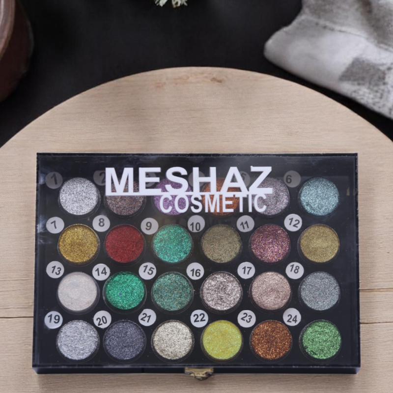 Meshaz Eye Glitters – 24 Color Palette