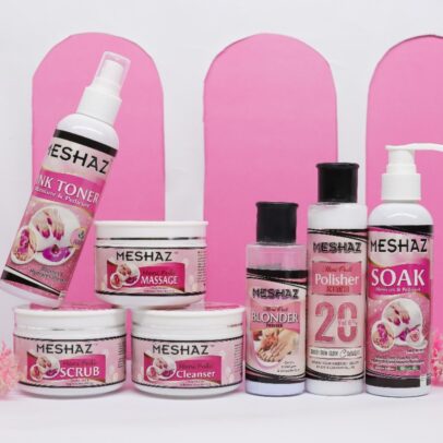 Meshaz Luxury Mani Pedi Kit – 7 Step Complete Hand & Foot Spa